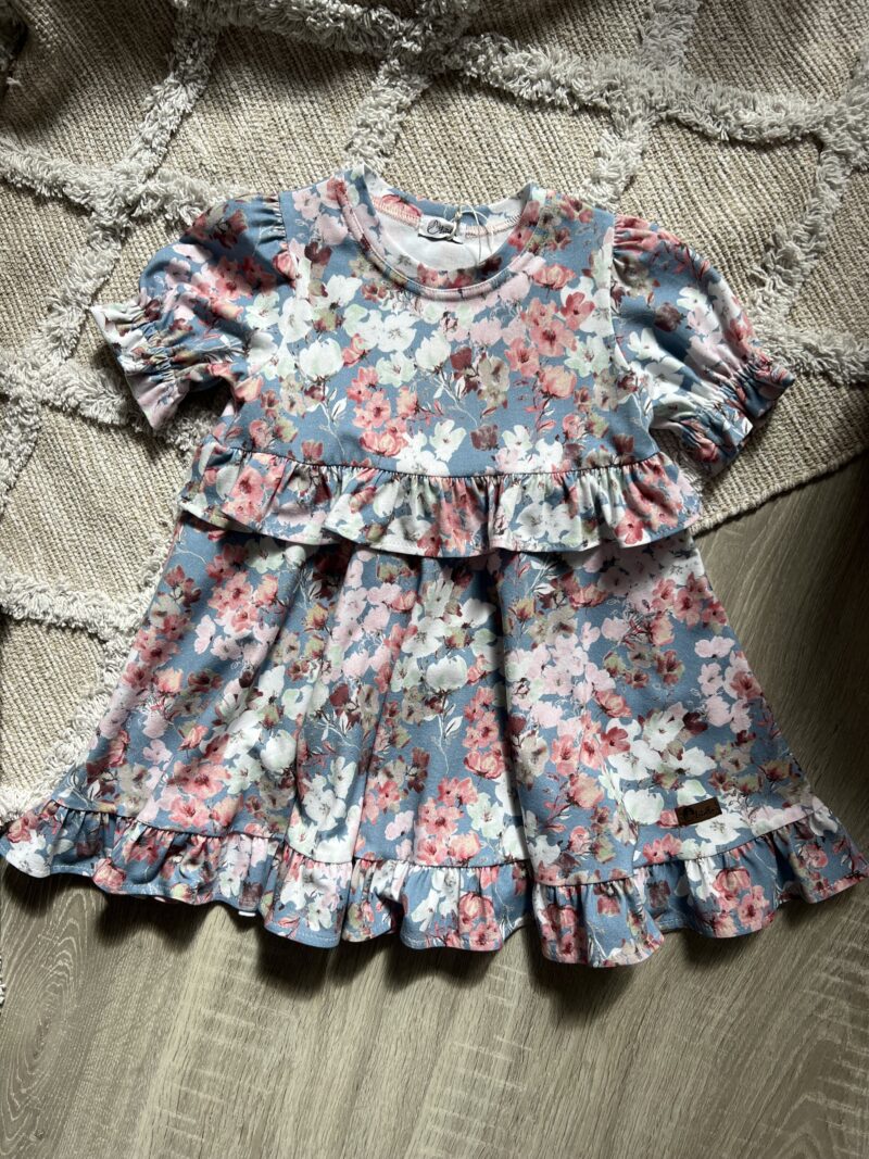 Sukienka Sabrina niebieska marki Latolla. Modne ubrania i dodatki dla dziewczynki.